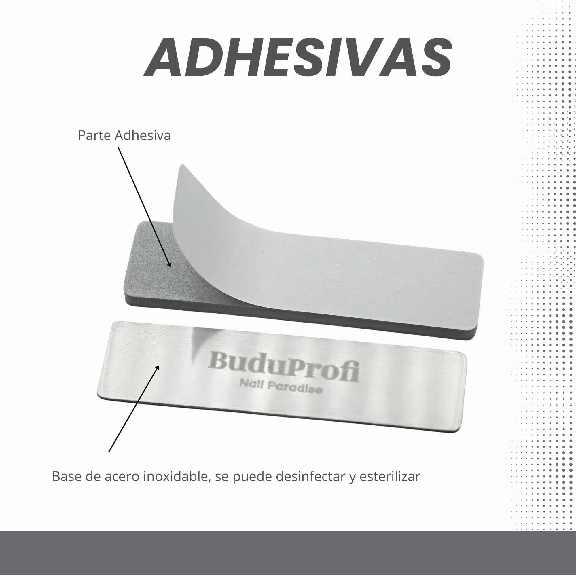 Base Lima Buffer, Corta Recta para Buffer BUDUPROFI - More than nail store