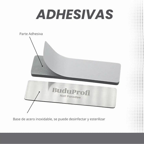 Base Lima Buffer, Corta Recta para Buffer BUDUPROFI - More than nail store