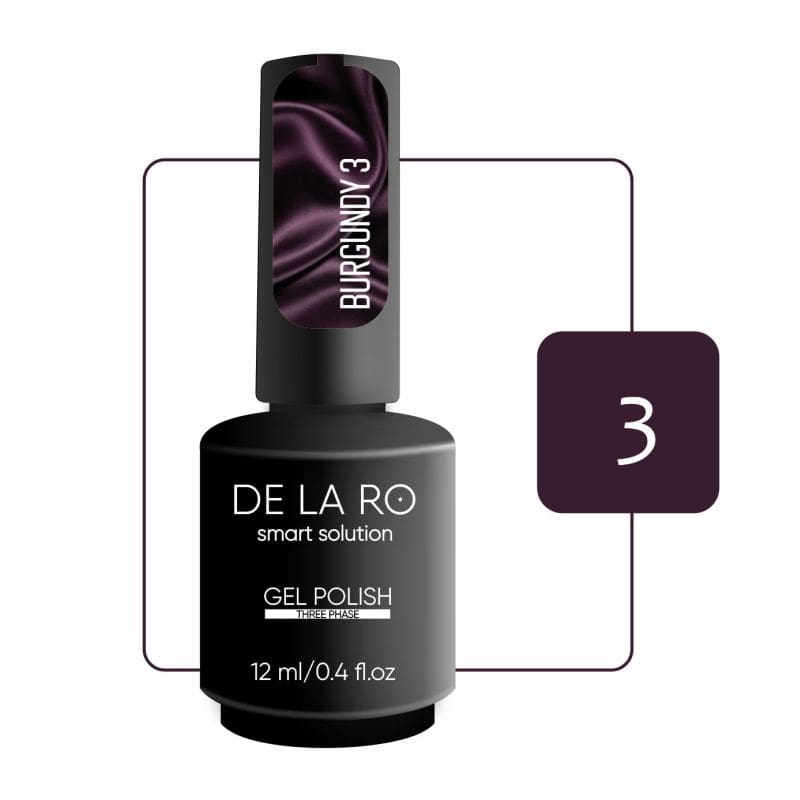 Esmalte en gel DE LA RO Burgundy 03