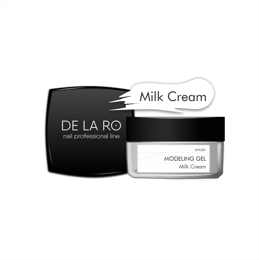 Modeling gel one-phase Milk Cream - 50gr DE LA RO - More than nail store