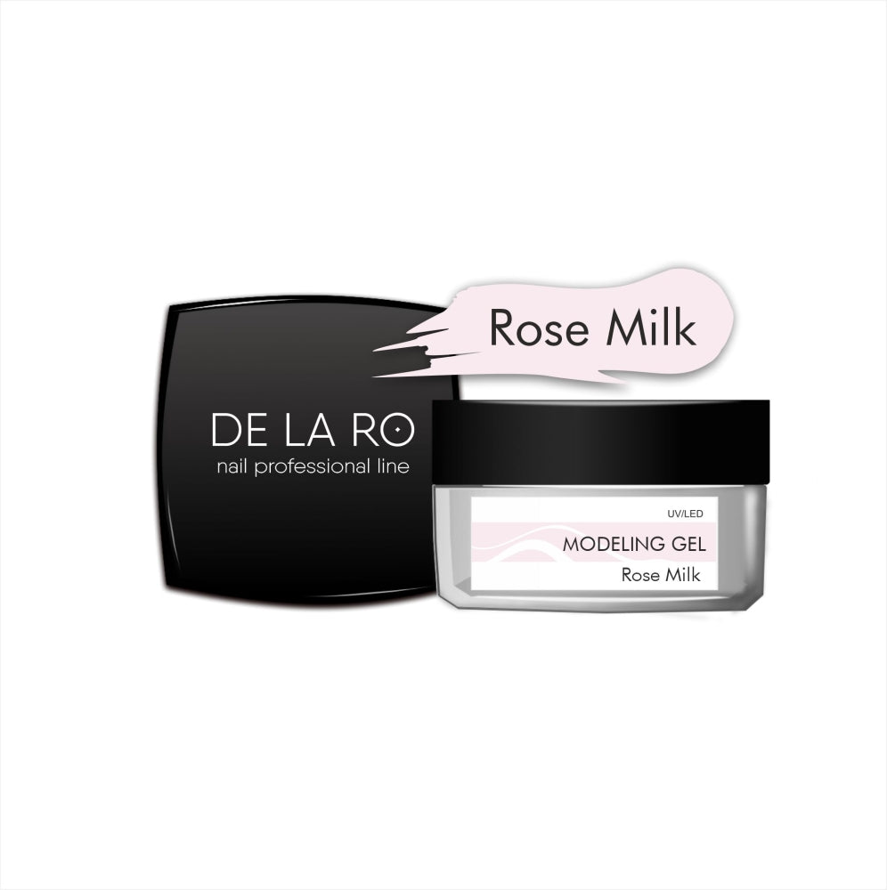 Modeling gel one-phase Rose Milk - 50gr DE LA RO - More than nail store