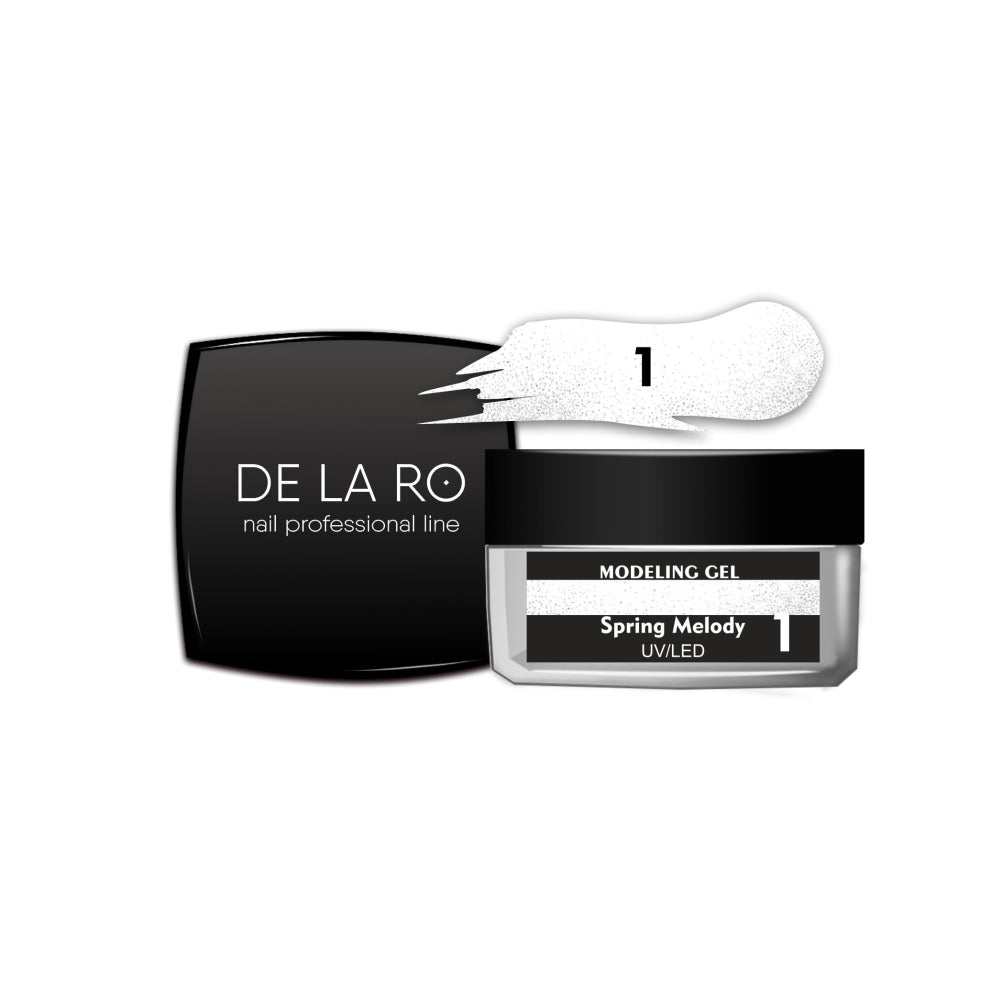 Modeling gel one-phase Spring Melody 01 - 15gr DE LA RO - More than nail store