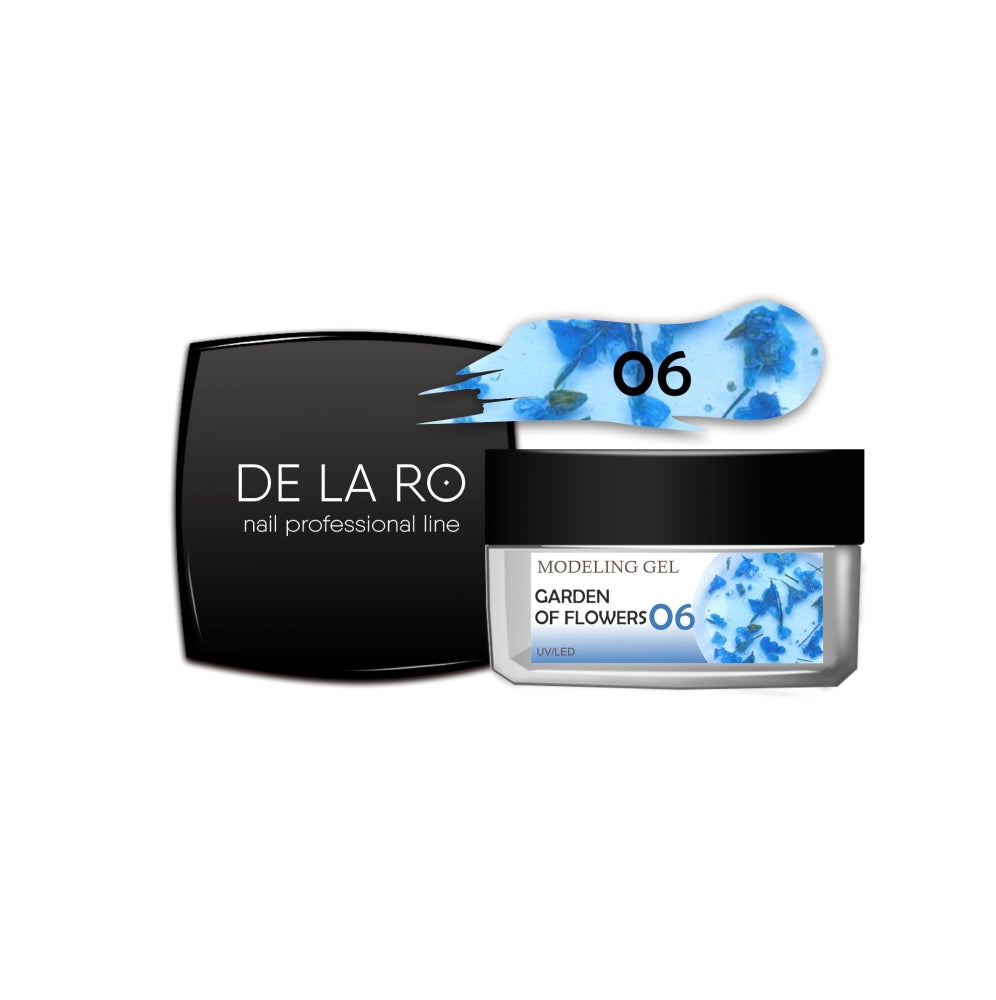 Modeling gel one-phase Garden of Flowers 06 - 15gr DE LA RO - More than nail store