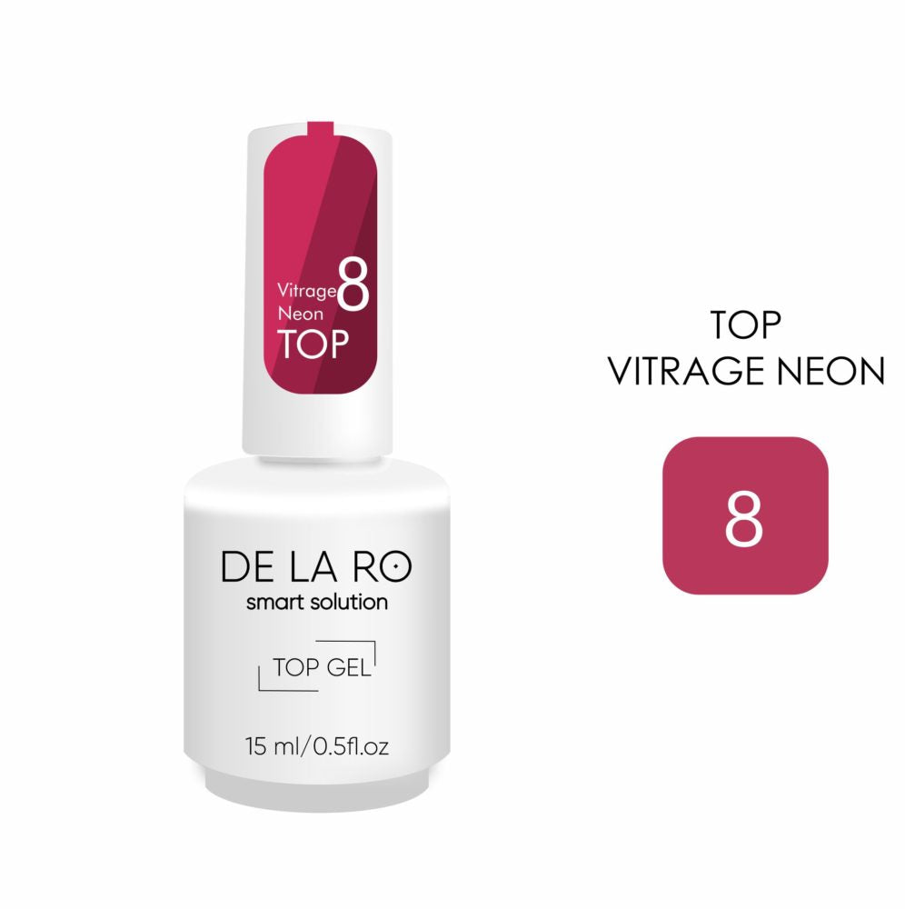 Top Neon 08 (neon) - 15ml DE LA RO - More than nail store