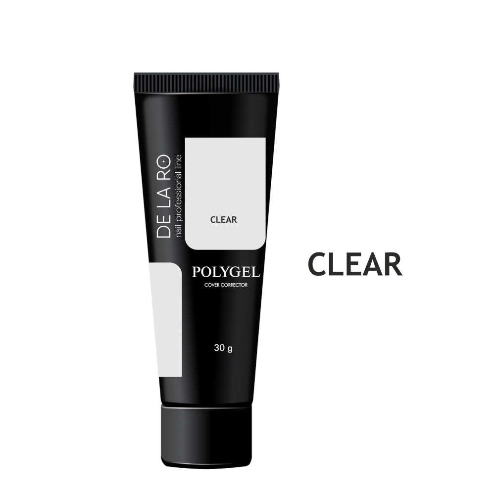 Polygel CLEAR - 30gr DE LA RO - More than nail store