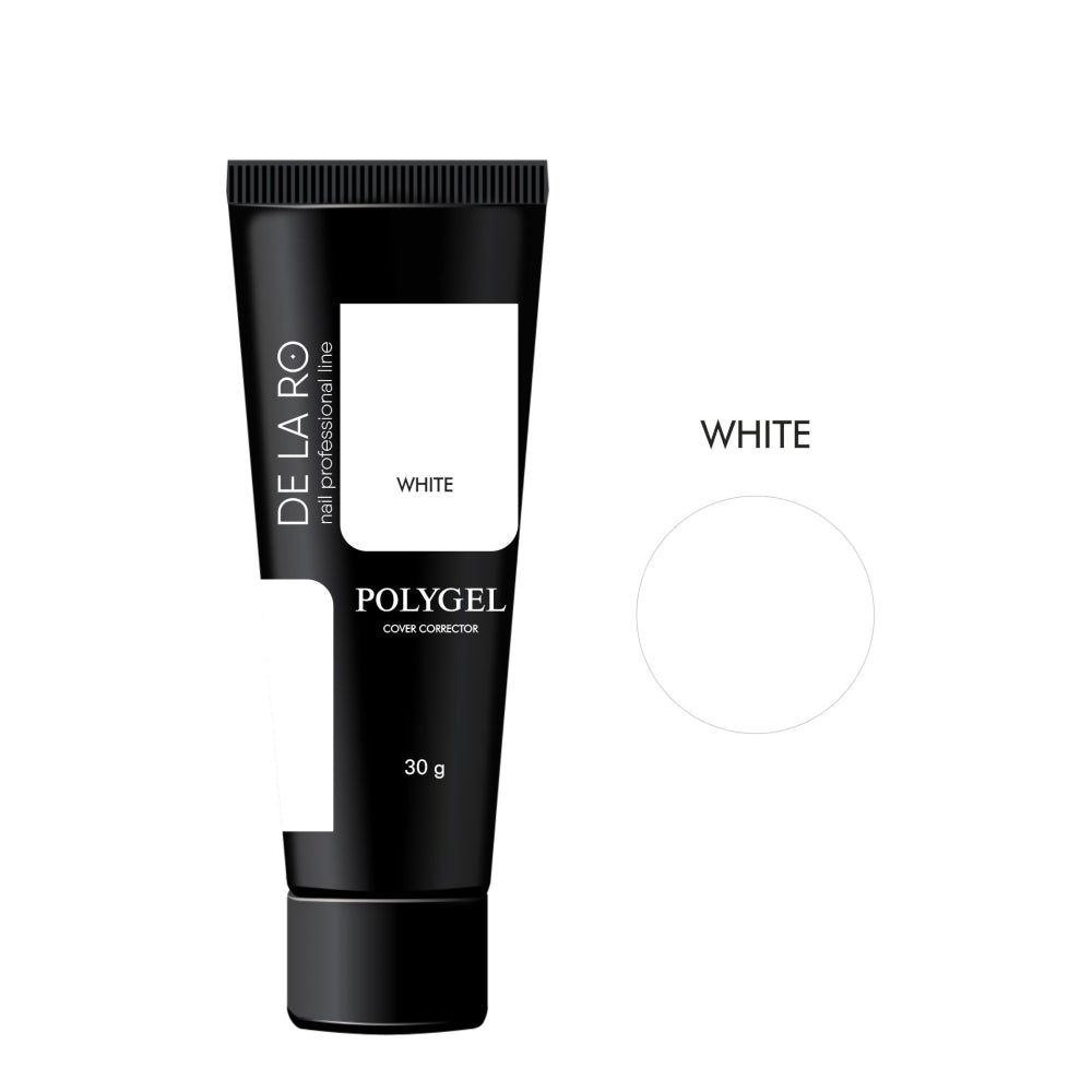 Polygel White Smoke - 30gr DE LA RO - More than nail store