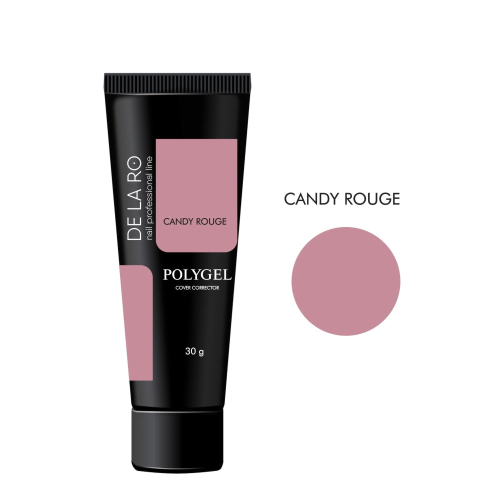 Polygel Candy Rouge - 30gr DE LA RO - More than nail store
