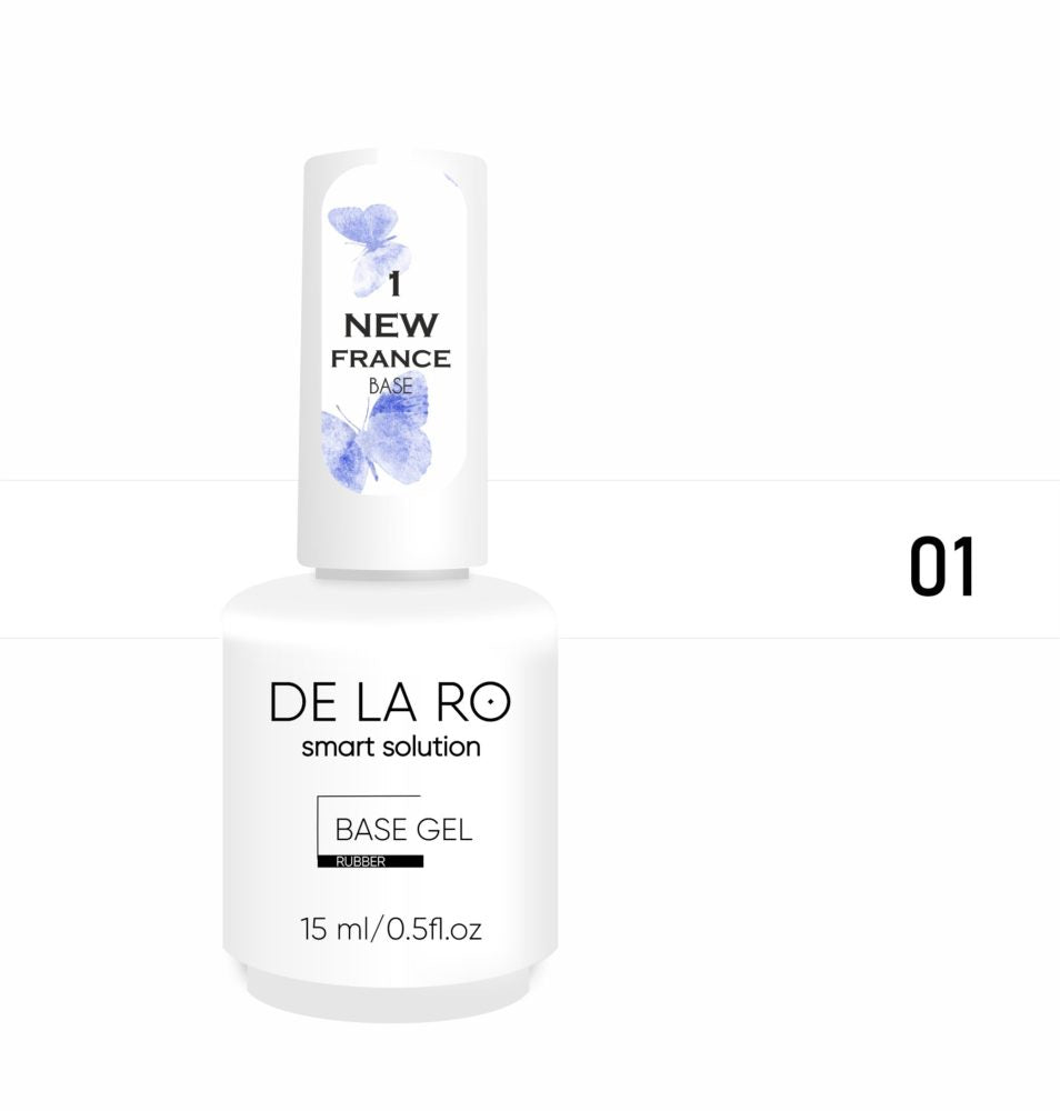 Base New France 01 (medium viscosity) - 15ml DE LA RO - More than nail store
