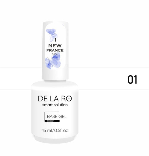 Base New France 01 (medium viscosity) - 15ml DE LA RO - More than nail store
