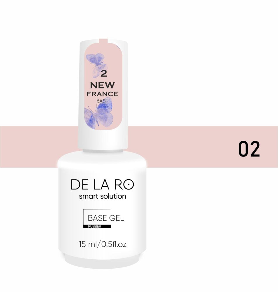 Base New France 02 (medium viscosity) - 15ml DE LA RO - More than nail store