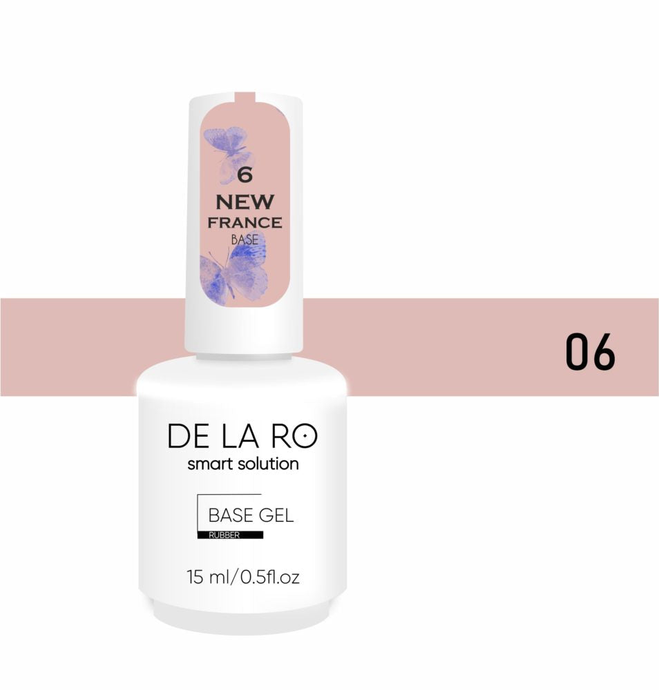 Base New France 06 (medium viscosity) - 15ml DE LA RO - More than nail store