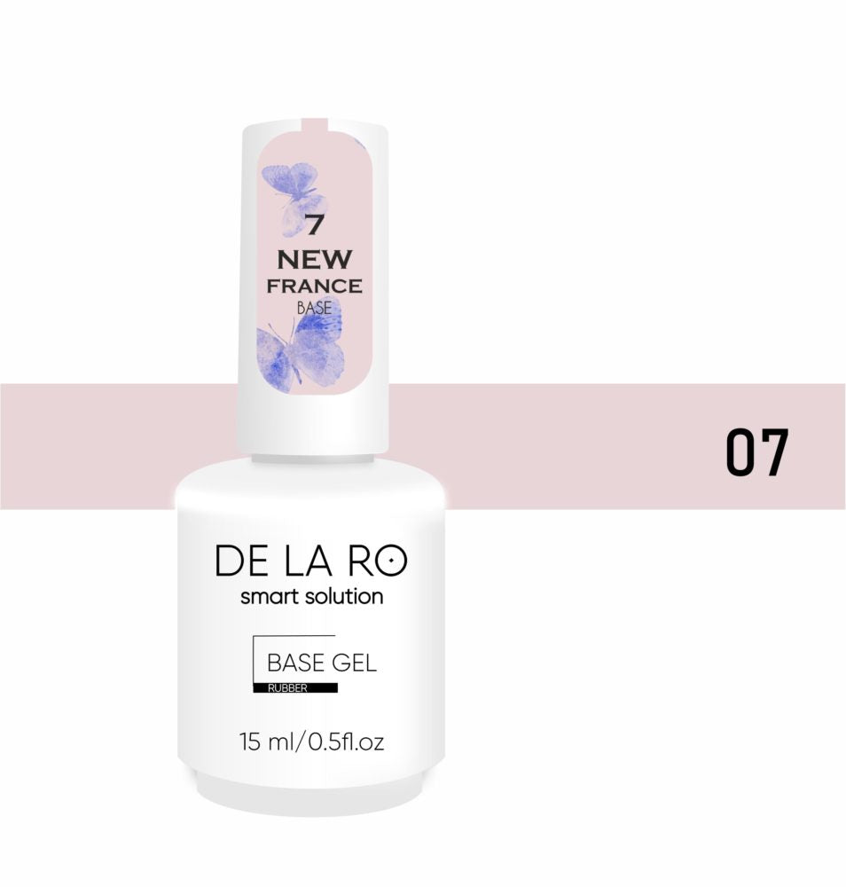 Base New France 07 (medium viscosity) - 15ml DE LA RO - More than nail store