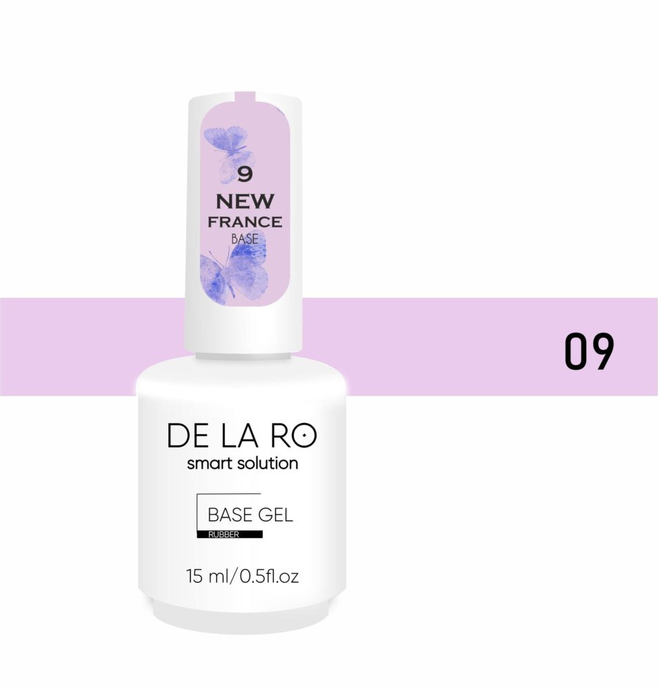Base New France 09 (medium viscosity) - 15ml DE LA RO - More than nail store