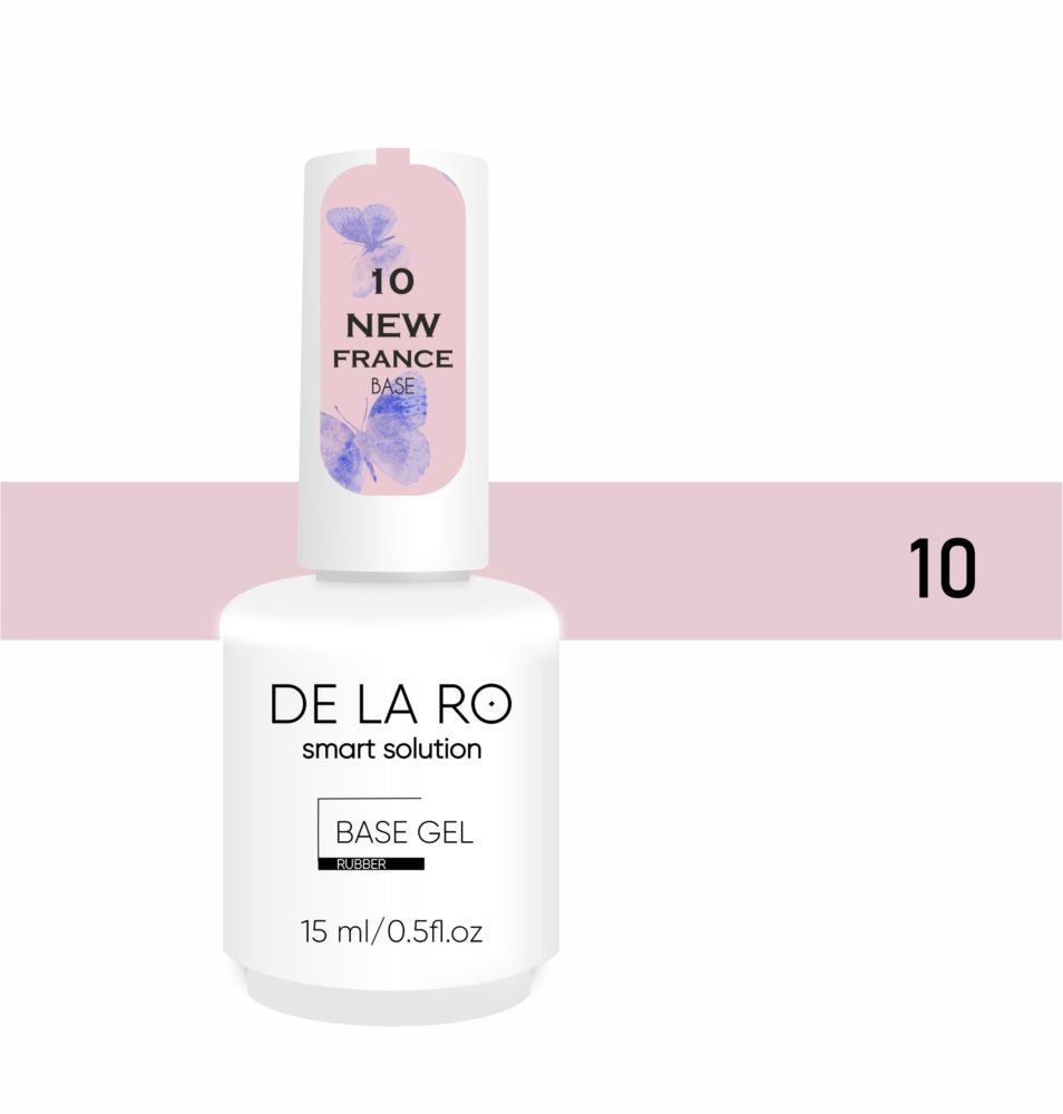 Base New France 10 (medium viscosity) - 15ml DE LA RO - More than nail store