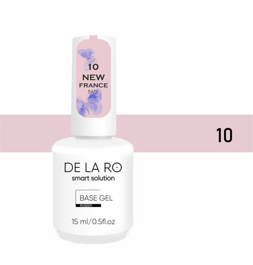 Base New France 10 (medium viscosity) - 15ml DE LA RO - More than nail store