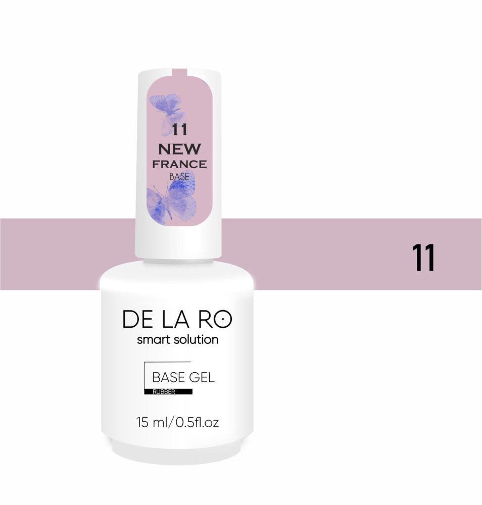 Base New France 11 (medium viscosity) - 15ml DE LA RO - More than nail store