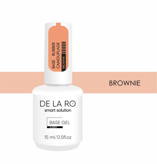 BASE Rubber Camouflage Brownie (medium viscosity) - 15ml DE LA RO
