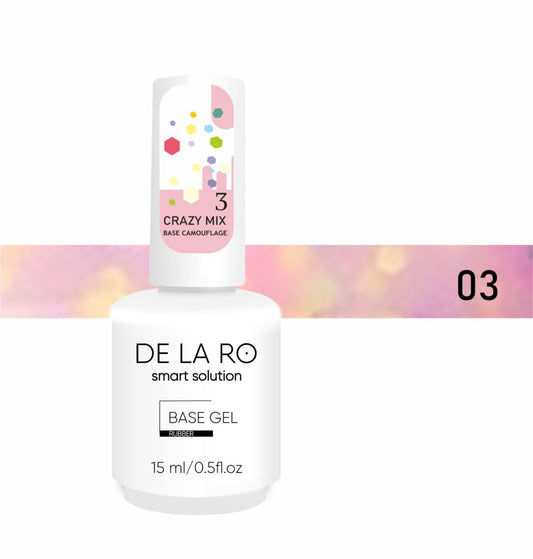 BASE Rubber Crazy Mix 03 (medium viscosity) - 15ml DE LA RO