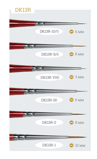 PINCEL DK13R-0 - ROUBLOFF - More than nail store