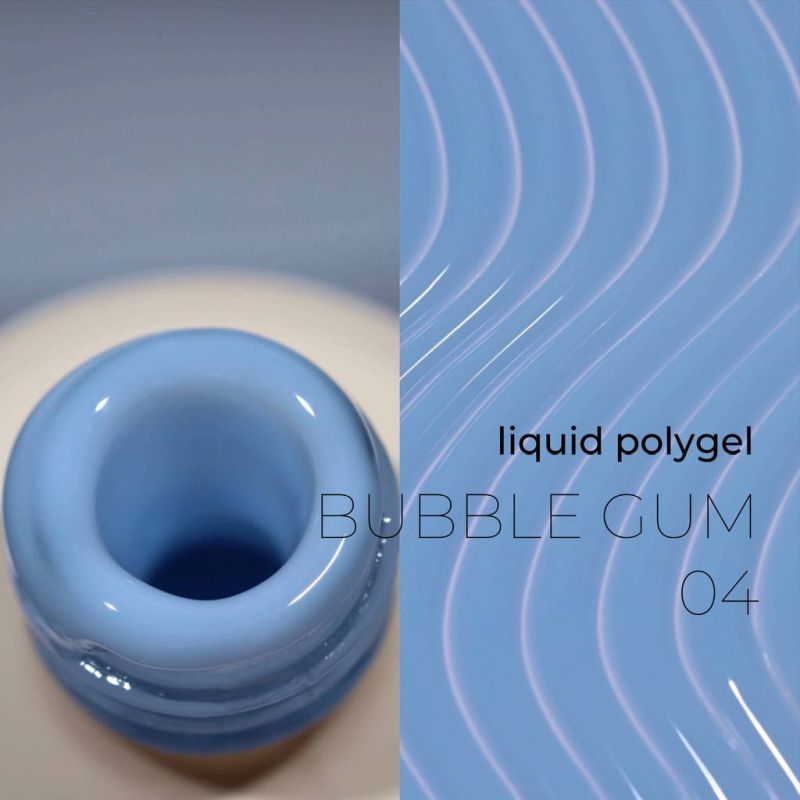 DE LA RO Polygel líquido 15 ml, Bubble Gum 04