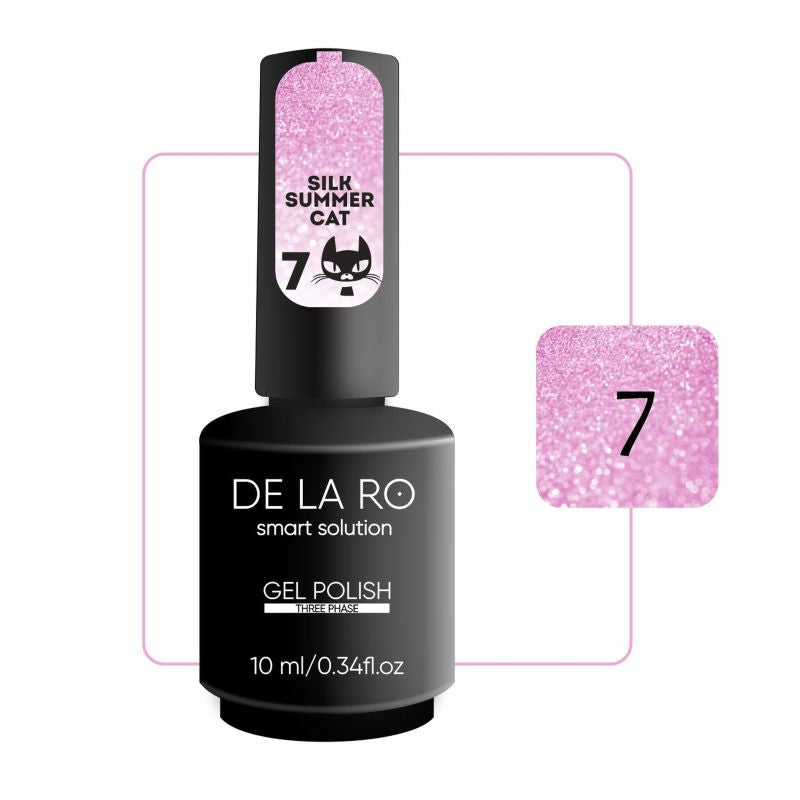Esmalte en gel DE LA RO Glass Silk Cat 07