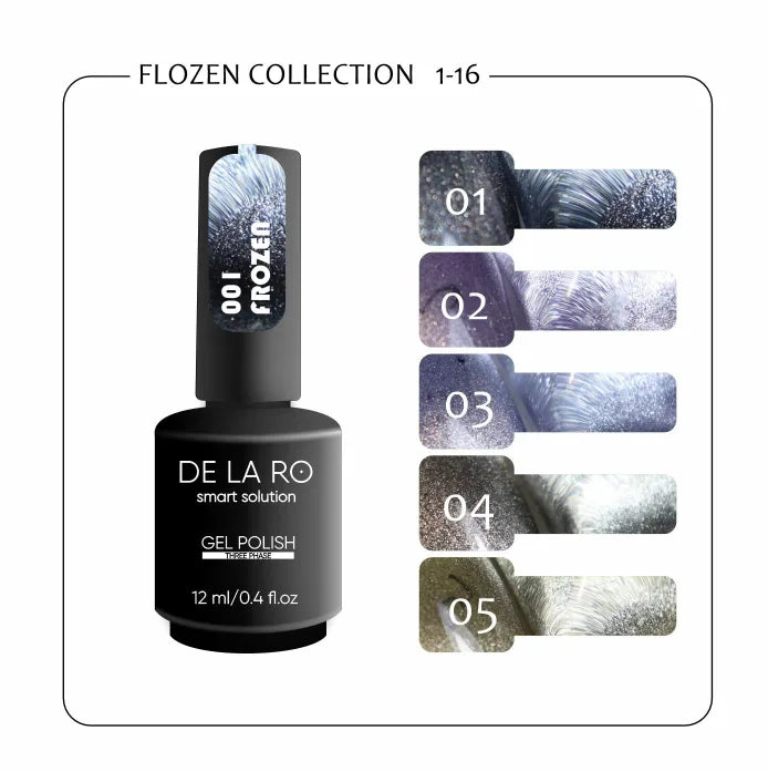 Colección Cat Eye Frozen DE LA RO 16 tonos