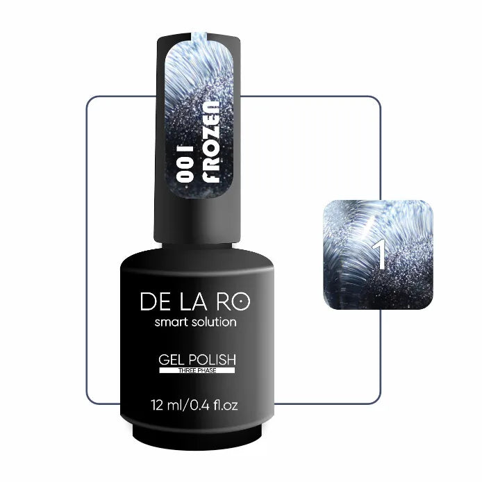 Esmalte Cat Eye Frozen 001 DE LA RO 12 ml