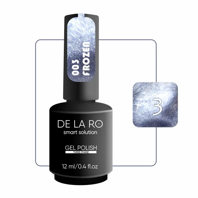 Esmalte Cat Eye Frozen 003 DE LA RO 12 ml