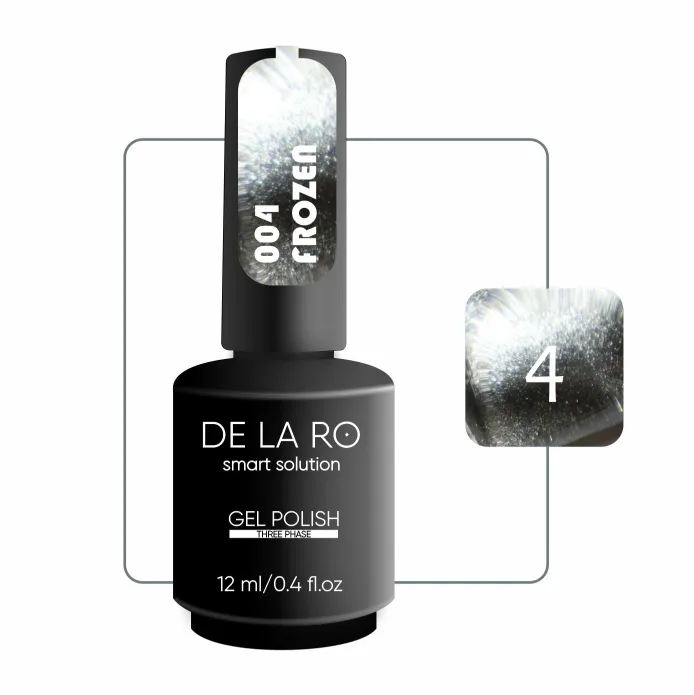 Esmalte Cat Eye Frozen 004 DE LA RO 12 ml