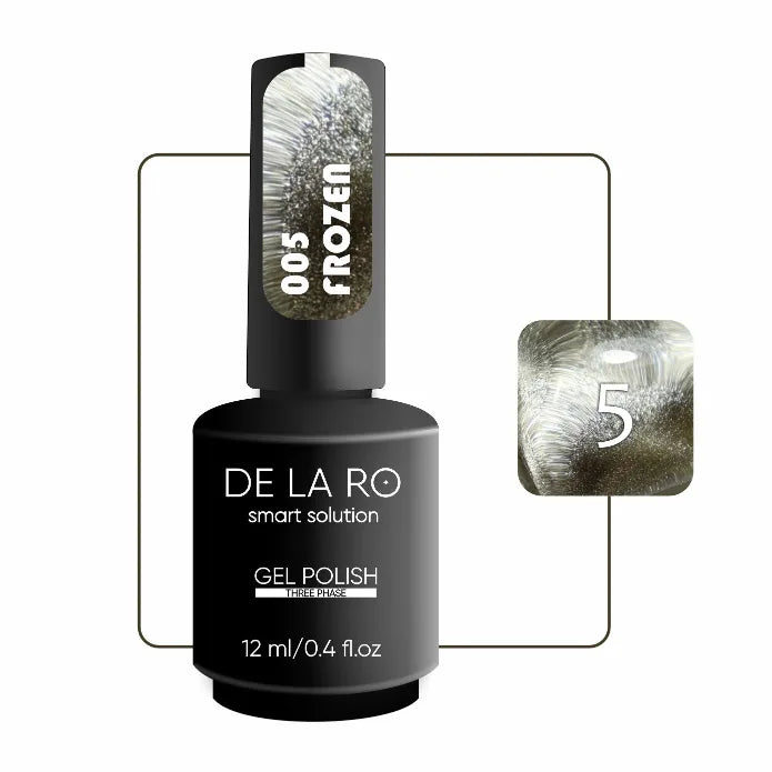 Esmalte Cat Eye Frozen 005 DE LA RO 12 ml