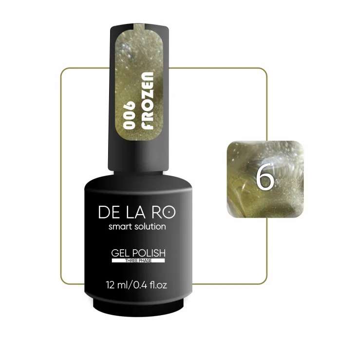 Esmalte Cat Eye Frozen 006 DE LA RO 12 ml