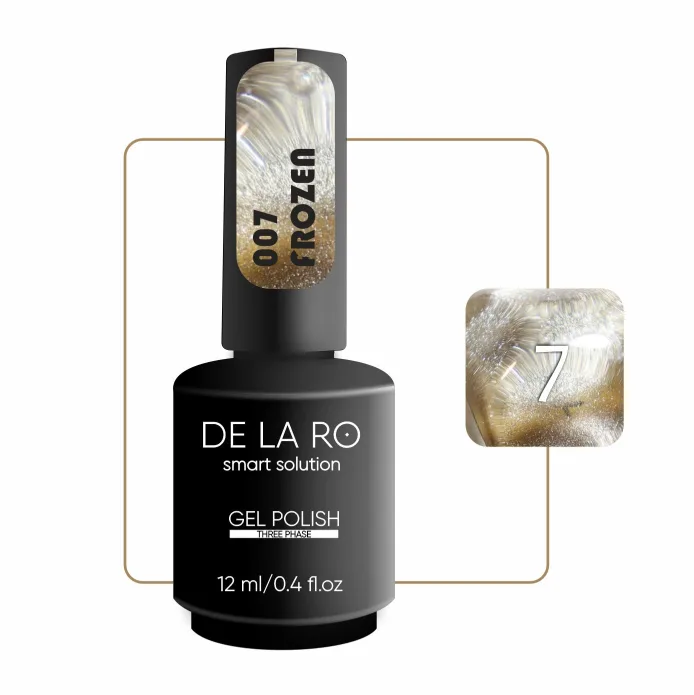 Esmalte Cat Eye Frozen 007 DE LA RO 12 ml
