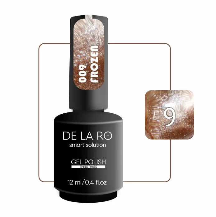 Esmalte Cat Eye Frozen 009 DE LA RO 12 ml