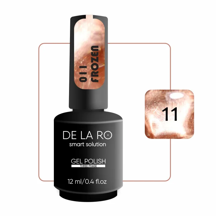 Esmalte Cat Eye Frozen 011 DE LA RO 12 ml
