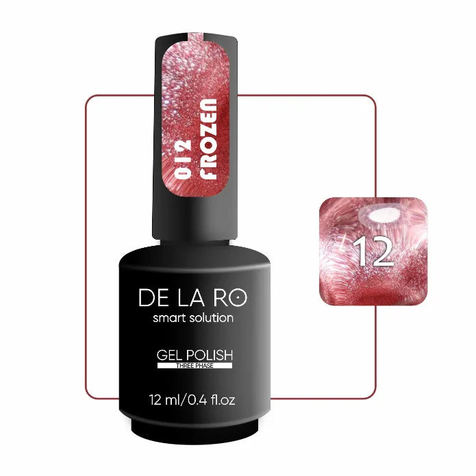 Esmalte Cat Eye Frozen 012 DE LA RO 12 ml