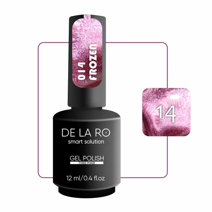 Esmalte Cat Eye Frozen 014 DE LA RO 12 ml