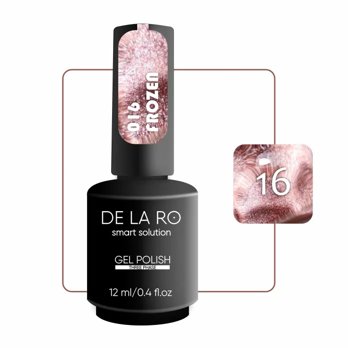 Esmalte Cat Eye Frozen 016 DE LA RO 12 ml