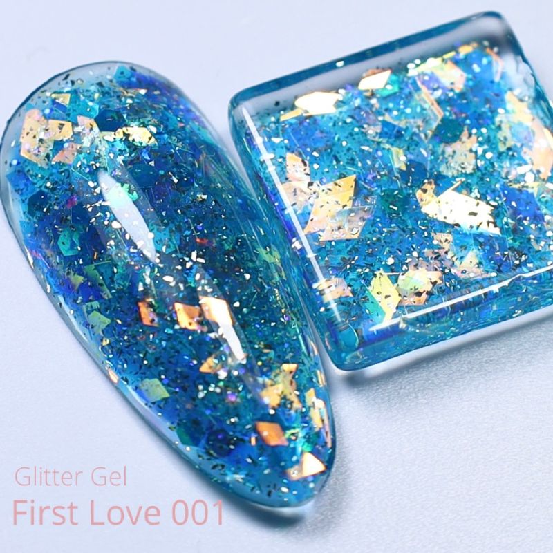 First Love 001 glitter - aplicado