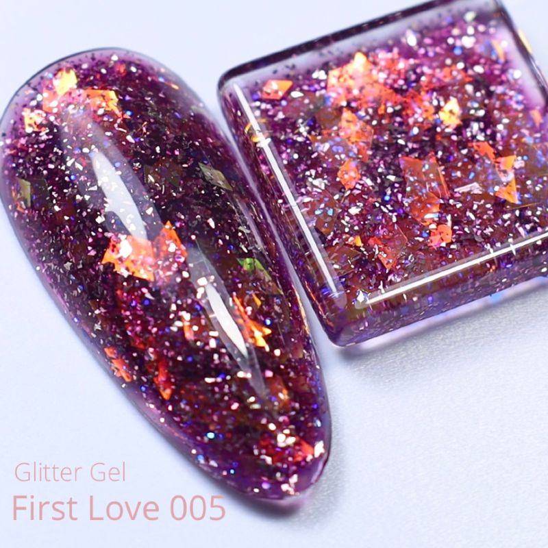 First Love 005 glitter - aplicado