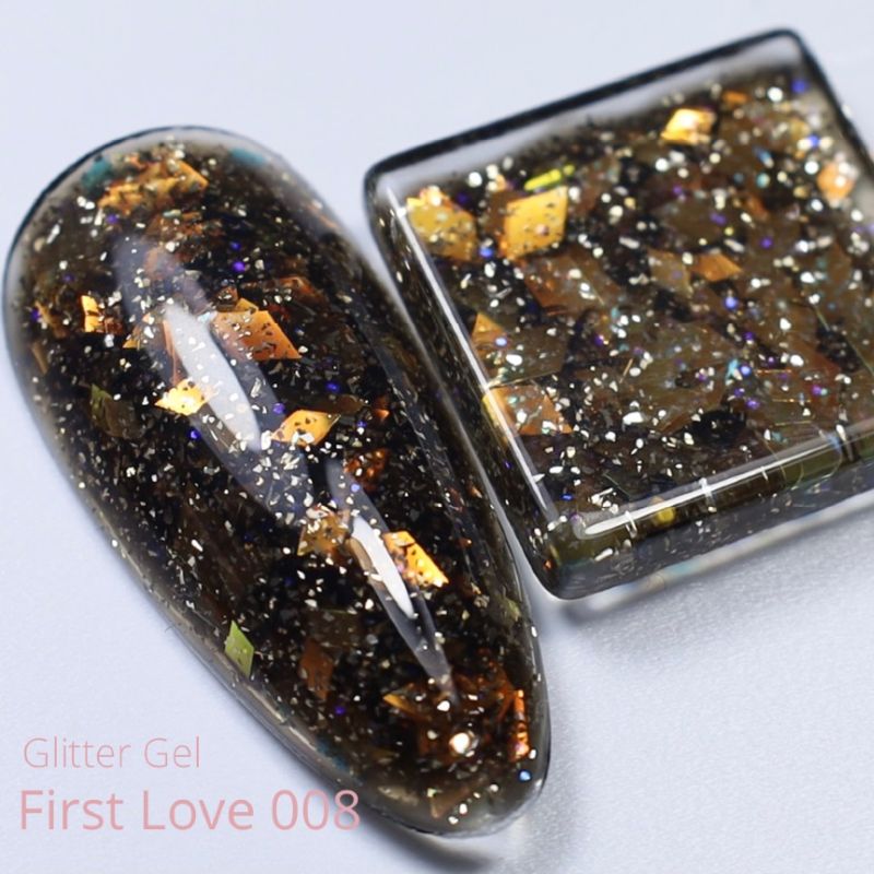 First Love 008 glitter - aplicado