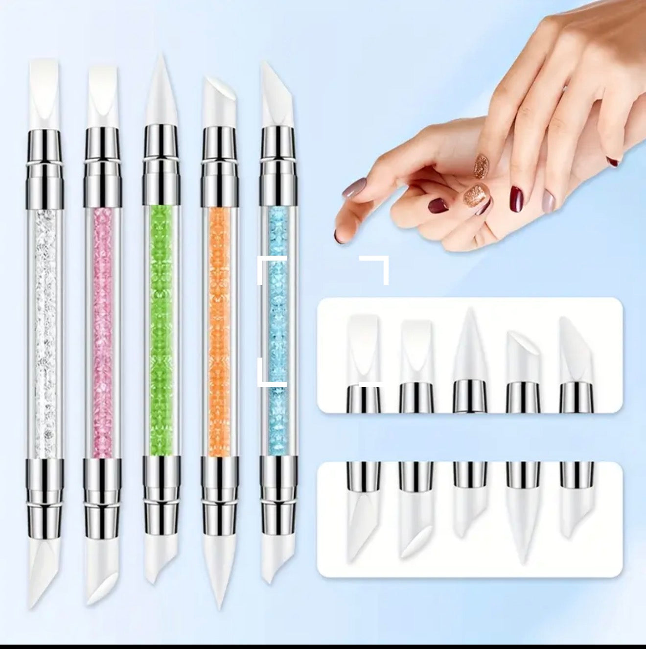 Set de Punteros de Silicona para Nail Art - More than nail store