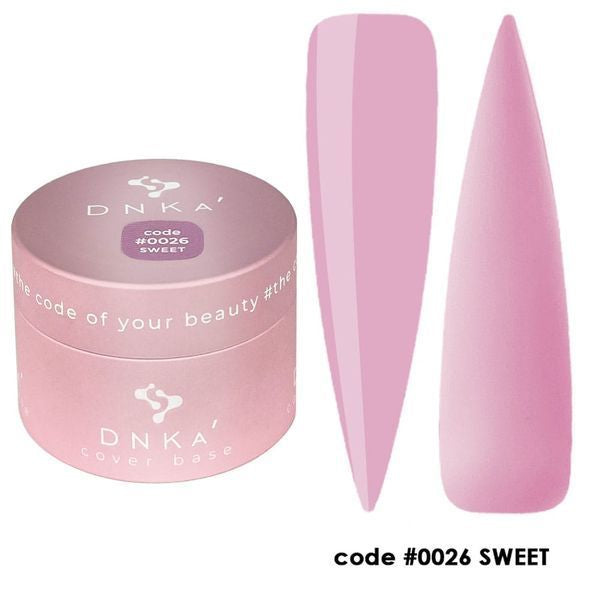 RUBBER BASE FRENCH "DNKa" (cover), 30 ml #0026 SWEET