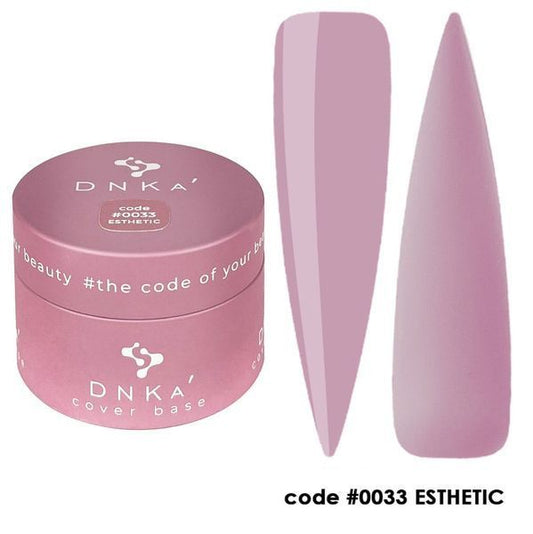 RUBBER BASE FRENCH "DNKa" (cover), 30 ml #0033 ESTHETIC