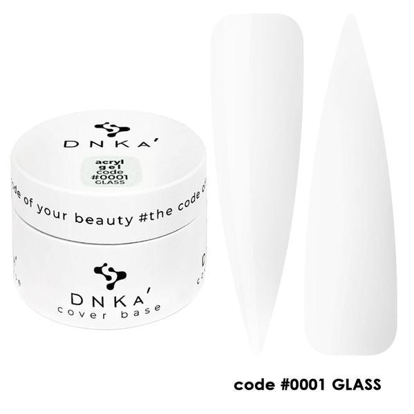 DNKa' LIQUID ACRYGEL, 30ml (in jar)  #0001 GLASS