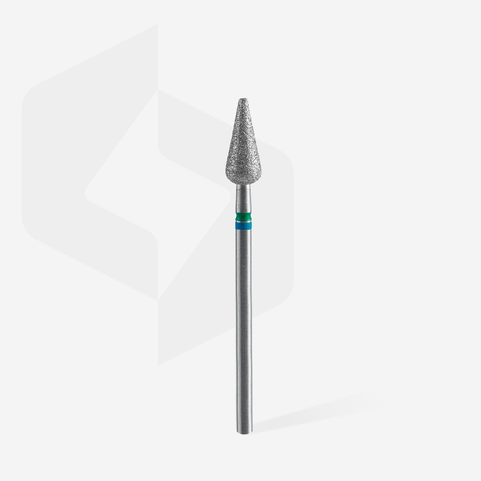 Broca De Diamante Para Clavos DUO Puntiaguda Pera Azul-Verde EXPERT Diámetro De La Cabeza 5 Mm / Pieza De Trabajo 12 Mm - More than nail store