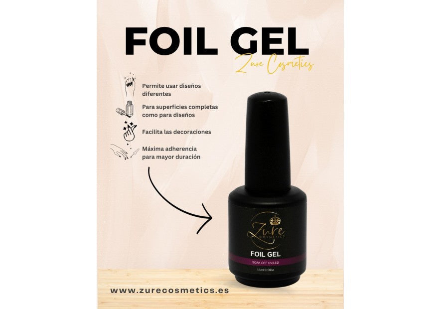 SURE COSMETIC Pegamento de Foil — Adhesivo para Transfer Foil y Sedas