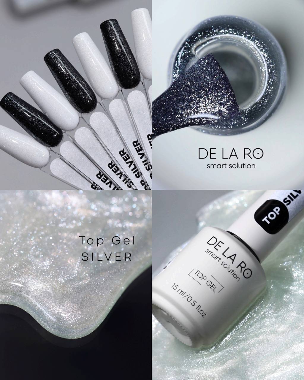Top Silver - 15ml DE LA RO - More than nail store