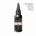 TOP Rubber Bright Crystal no UV DE LA RO · 30 ml — Top sin dispersión