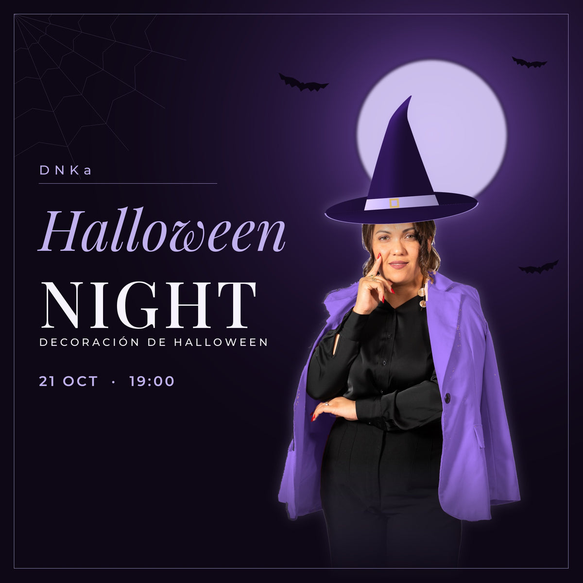 DNKa HALLOWEEN NIGHT · Decoración de Halloween | Jueves 22 de octubre