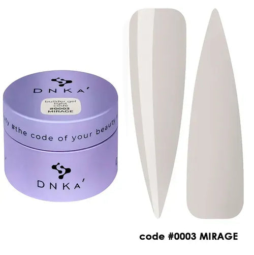Builder Gel Light DNKa #0003 Mirage 15 ml — Gel de Construcción